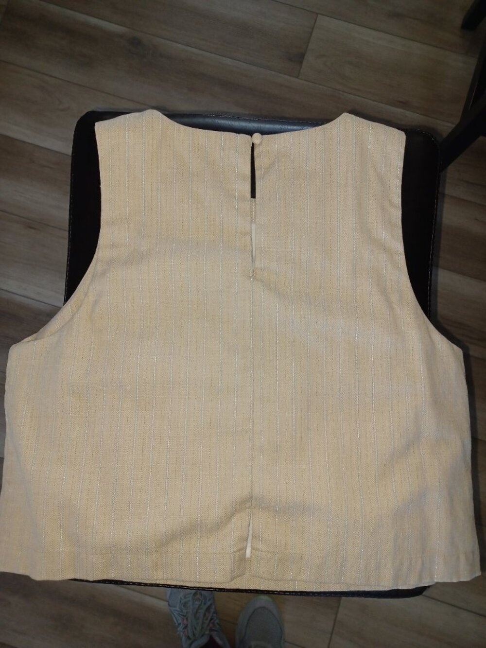 Banana Republic Tan Striped Tank Top Medium - Picture 2 of 5